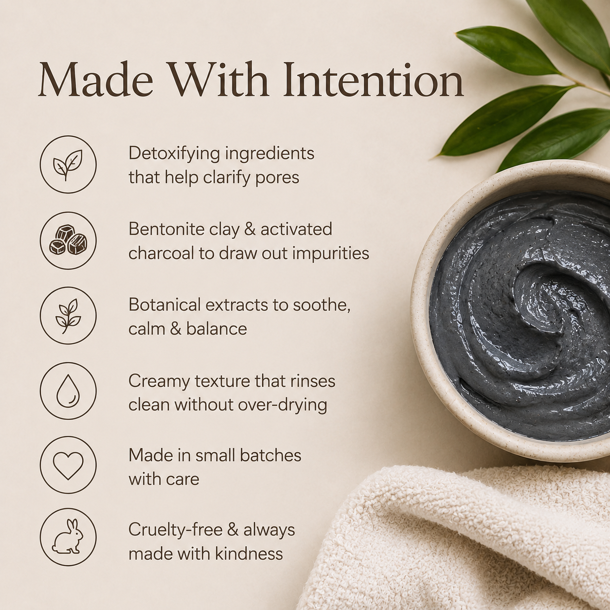 Clay & Charcoal Face Mask
