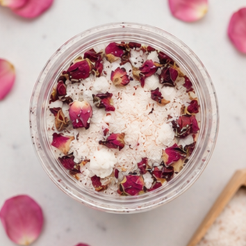 Coconut Rose Milk Bath Soak
