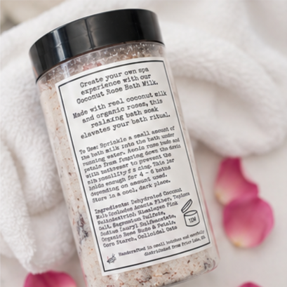Coconut Rose Milk Bath Soak
