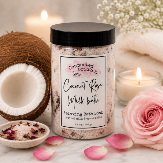 Coconut Rose Milk Bath Soak
