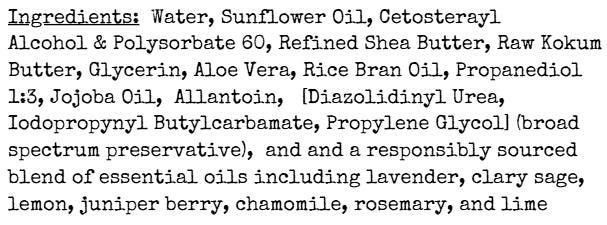 Grounded Aromatherapy Body Cream