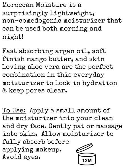 Moroccan Moisture Facial Moisturizer